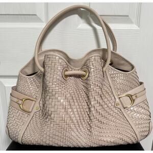 Cole Haan Genevieve Woven Denny Satchel Bag